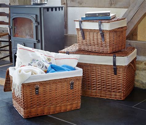 This set of 3 baskets are a delightful piece to add a bit of colour and style to your home or kitchen. STORE | Set of 3 Wicker Chests with Rope Handles