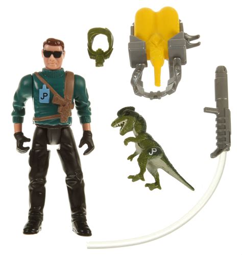 Action Figures Dennis Nedry With Tranq Spray Gun Jurassic Park Kenner Jurassic Park Not