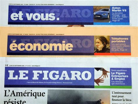 Le Figaro Veut Supprimer 60 Postes Challenges