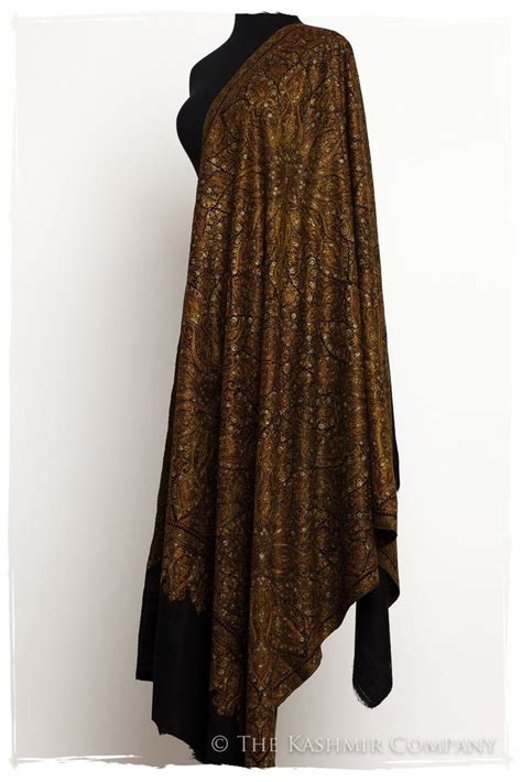 The Golden Tapestry Grand Pashmina Shawl — Seasons By The Kashmir Company