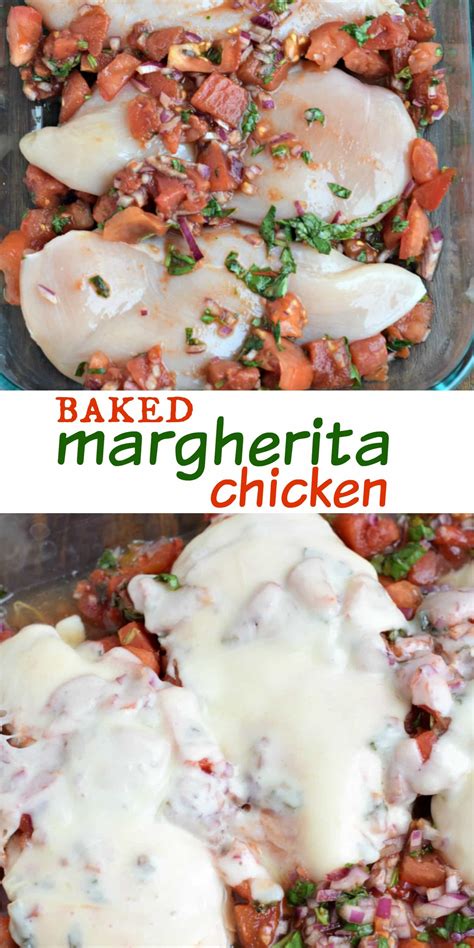 Baked Margherita Chicken Shugary Sweets