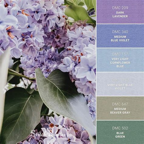 Lavender Color Palette Purple Color Palettes Spring Color Palette