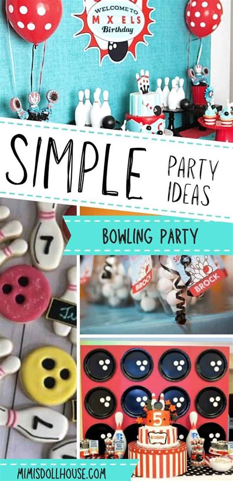 Striking Bowling Party Ideas For Tweens Mimis Dollhouse