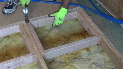 I installed it over my osb subfloor in a bathroom. How to repair or replace a damaged section of subfloor. - YouTube