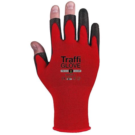 Traffiglove Tg1020 3 Digit 1 Safety Gloves Cut Level 1 Pf Cusack