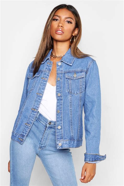 Womens Fitted Denim Jacket Blue 6 Wrap Up In The Latest Coats And Jackets And Get Out