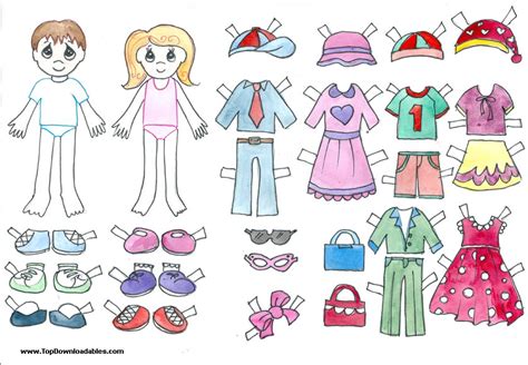 8 Best Images Of Printable Paper Dolls Printable Paper Doll Clothes