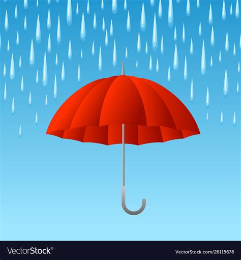 Umbrella Rain Background
