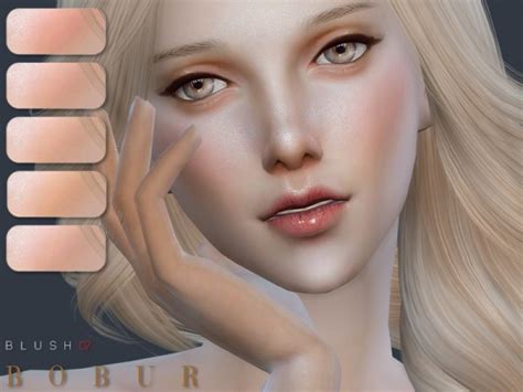The Sims Resource Blush 07 By Bobur Sims 4 Downloads