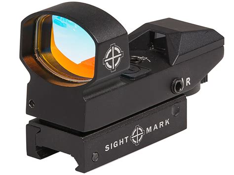 Sightmark Sure Shot Plus Reflex Red Dot Sight 1x Selectable Reticle
