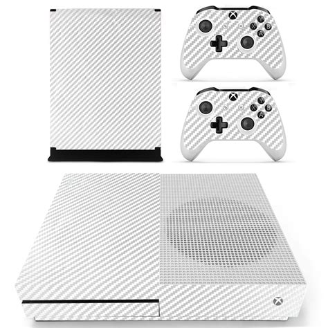 White Xbox One S Skin Funky Console