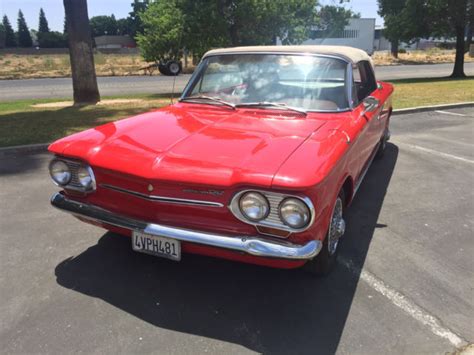 1963 Chevy Corvair Monza 900 Turbo Spyder Convertible 4 Speed
