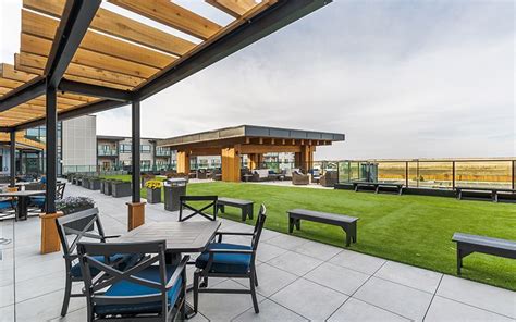 Outdoor Gathering Space Created On Willistons Rooftop Outdoor