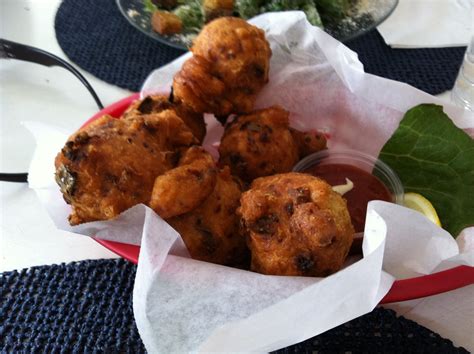 conch fritters from woody s on st john usvi food food and drink recipes