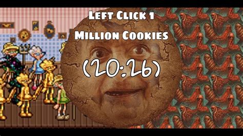Left Click 1 Million Cookies Cookie Clicker Speedrun 2026 Youtube