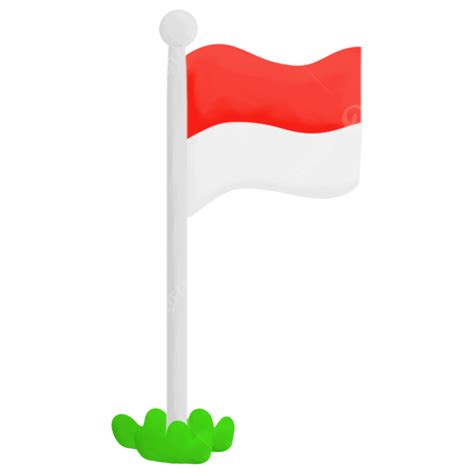 Red And White Indonesian Flag Vector Illustration Indonesian Flag Red