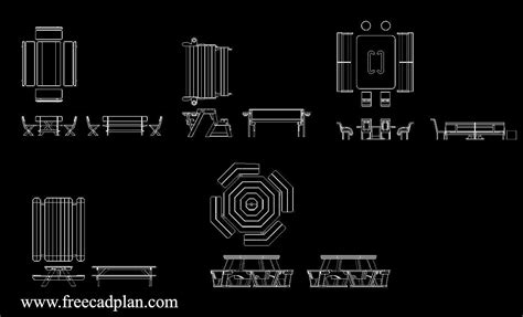 Cad block chairs for your free download. Outdoor Table DWG CAD Block in autocad , free download ...