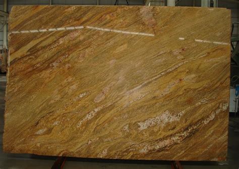 Imperial Gold Indian Yellow Polished Granite Slabs