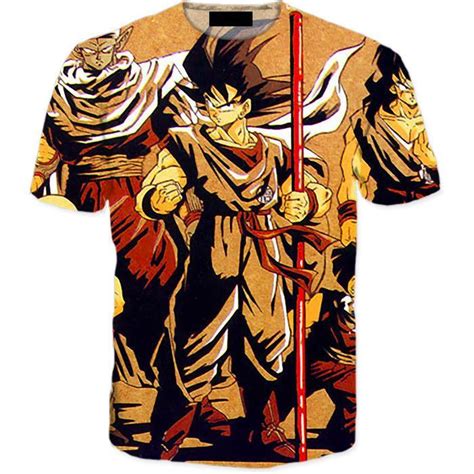 Started off a rather extraordinary child with super strength, a tail and naivety of the outside world. Vintage 90s Dragon Ball Z Main Characters 3D T-Shirt | Dragon ball, Dragon ball z, 3d t shirts