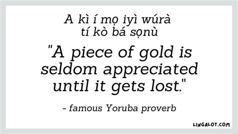 60 Yoruba Proverbs Quotes Sayings Their Meanings Lingalot Artofit