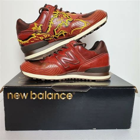 New Balance 574 Lerd Rare Limited Edition Red Dragons Size 9 Men