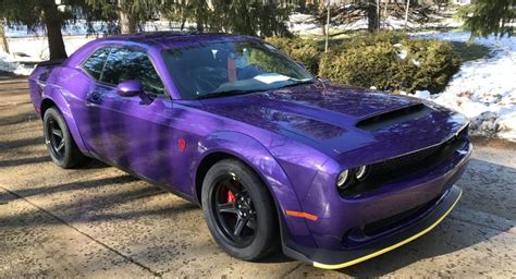 The Power Of This 2018 Dodge Challenger Demon With Factory Miles