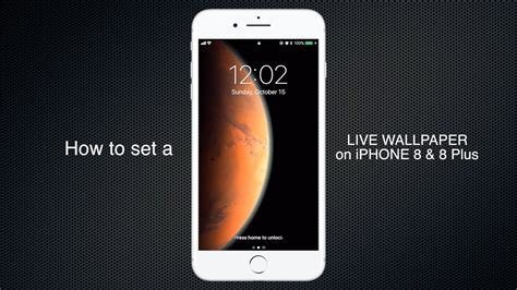 How To Set Live Wallpaper On Iphone 8 8 Plus 7 7 Plus