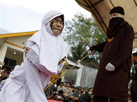 Man Publicly Caned In Indonesia For Having Sex Outside Of