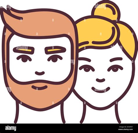 Gender Equality Rgb Color Icon Stock Vector Image And Art Alamy