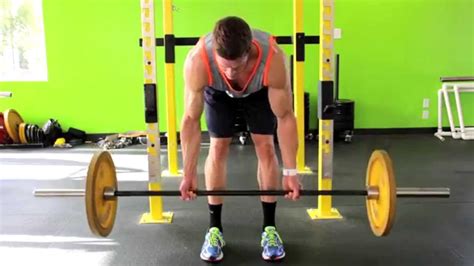 Reverse Grip Bent Over Barbell Row Youtube