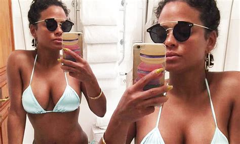 Christina Milian Steams Up Snapchat In A Swimsuit After Suffering A Nip