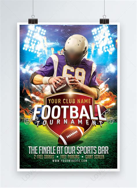 Football Tournament Poster Template Imagepicture Free Download