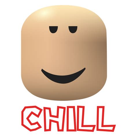 Roblox Chill Face Sticker Sticker Mania