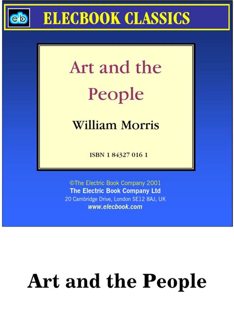 art and the people by william morris preview | William Morris | Capitalism