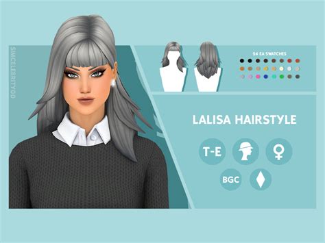The Sims Resource Lalisa Hairstyle