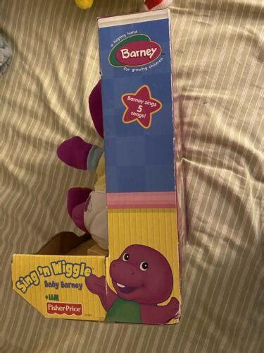 Sing N Wiggle Baby Barney Plush Doll New Rare Oop 3938328998
