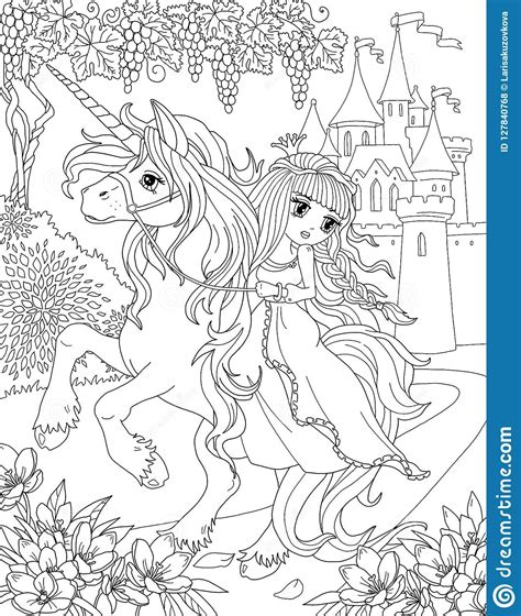 Malvorlagen Einhorn Mit Prinzessin Unicorn Coloring Pages Moon Hot