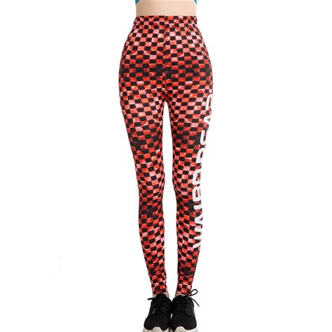 2018 women sexy 3d square print leggings geometry pattern pencil pants sporting fitness skinny