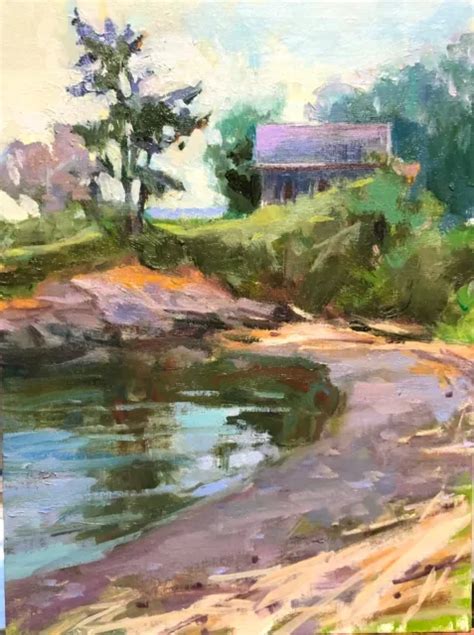 Lopez Island Landscape Oil Painting Original Landscape Impressionism