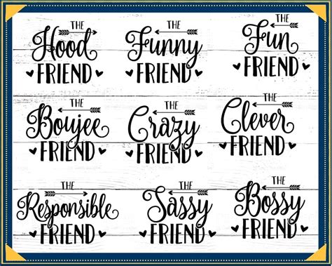 20 Friends Matching Shirts SVG Friends Svg Bundle Girls Party Svg