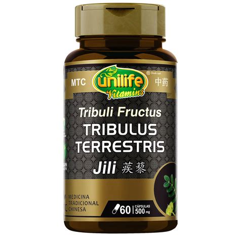 Tribulus Terrestris Ji Li 500mg 60 Caps Unilife Vitamins Meu Mundo Fit
