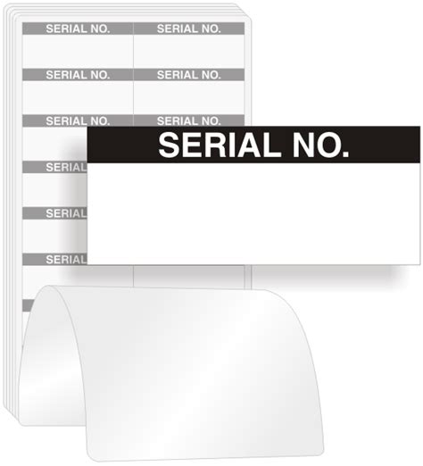 Serial Number Labels