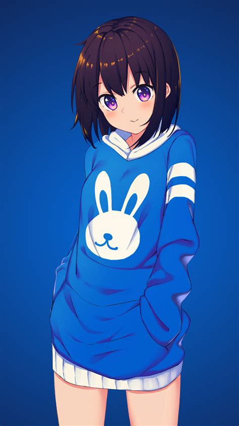 540x960 Blue Bunny Girl Anime 4k 540x960 Resolution Hd 4k Wallpapers