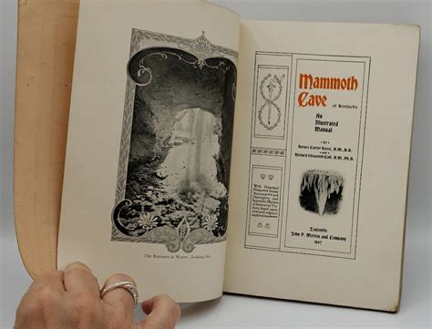 Mammoth Cave Of Kentucky An Illustrated Manual By Hovey Horace Carter