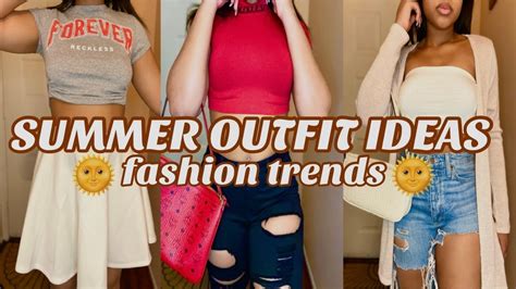What I'm wearing this summer | summer outfit ideas 2021 (fashion trends
