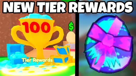 New Tier Rewards Update In Roblox Bubble Gum Clicker Youtube