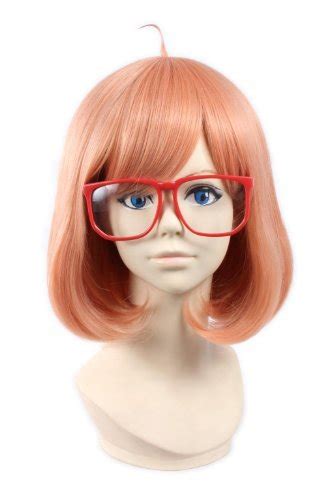 14 35cm Light Orange Short Bob Hair Anime Character