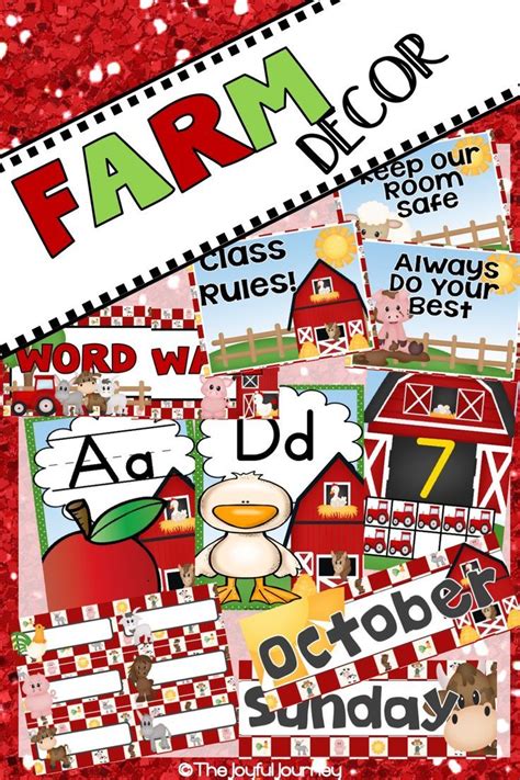 Farm Animal Classroom Theme Decor In 2020 Farm Classroom Theme Farm