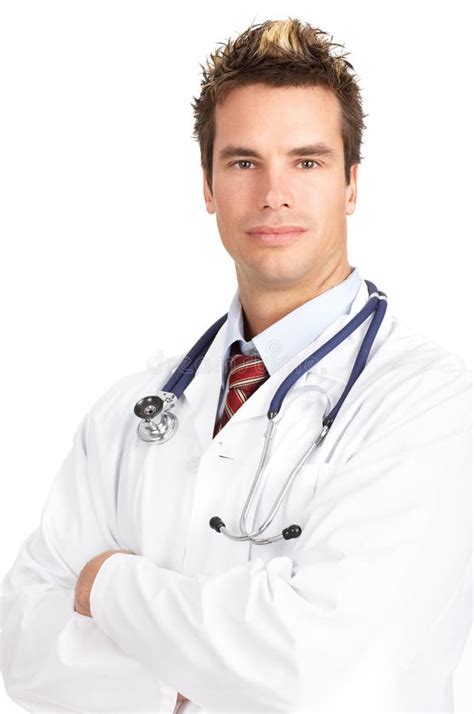 Doctor With Stethoscope Stock Photo Image Of Laboratory 7489678