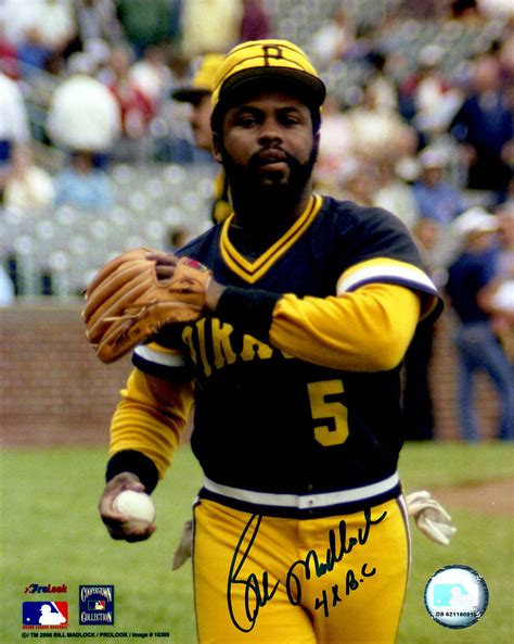 Autographed Bill Madlock X Pittsburgh Pirates Photo Main Line